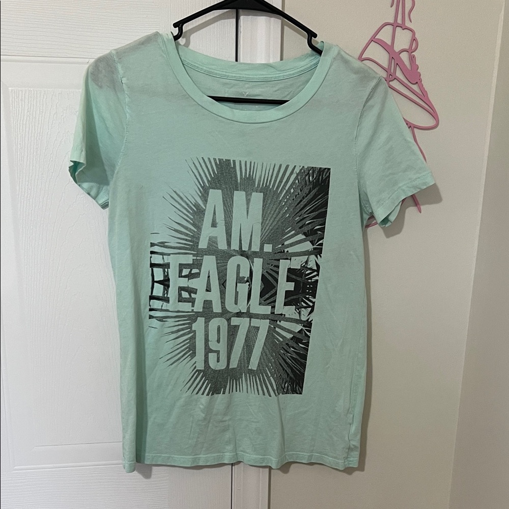 American Eagle Outfitters Mint Graphic Tee